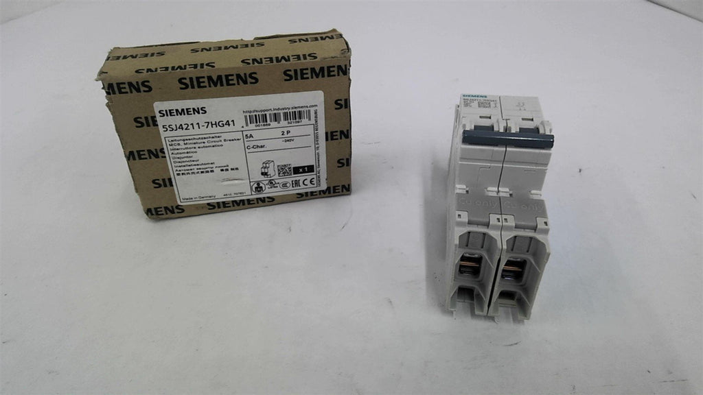 Siemens 5SJ4211-7HG41 Circuit Breaker 5A