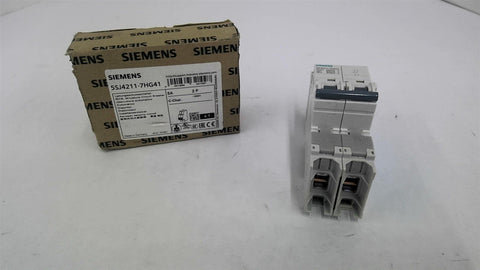 Siemens 5SJ4211-7HG41 Circuit Breaker 5A