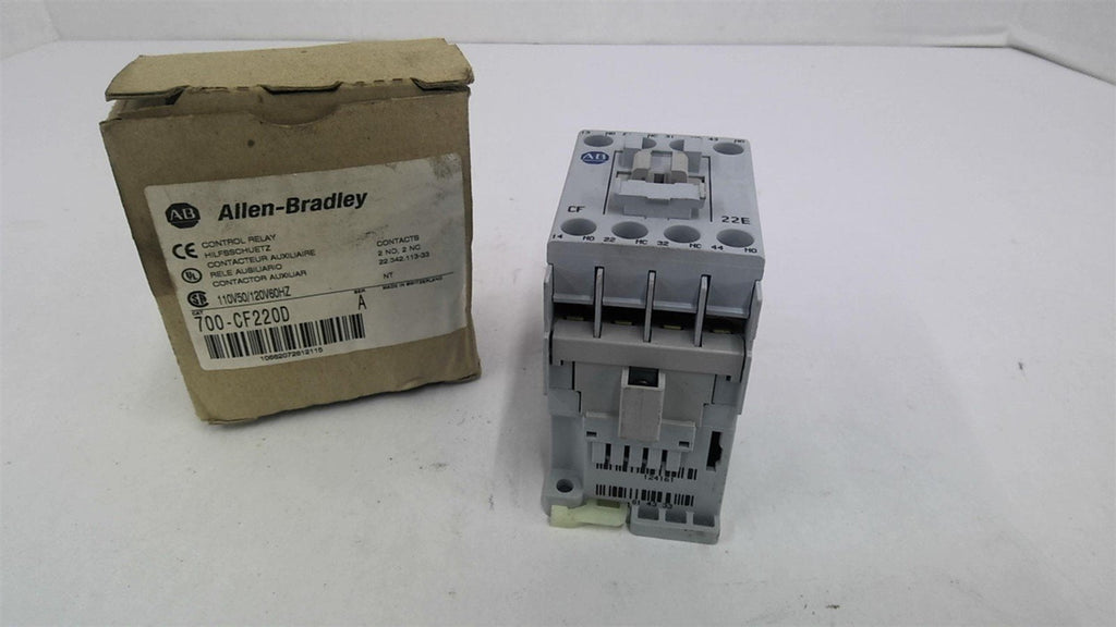 Allen-Bradley 700-CF220D Control Relay 120 Volt Coil