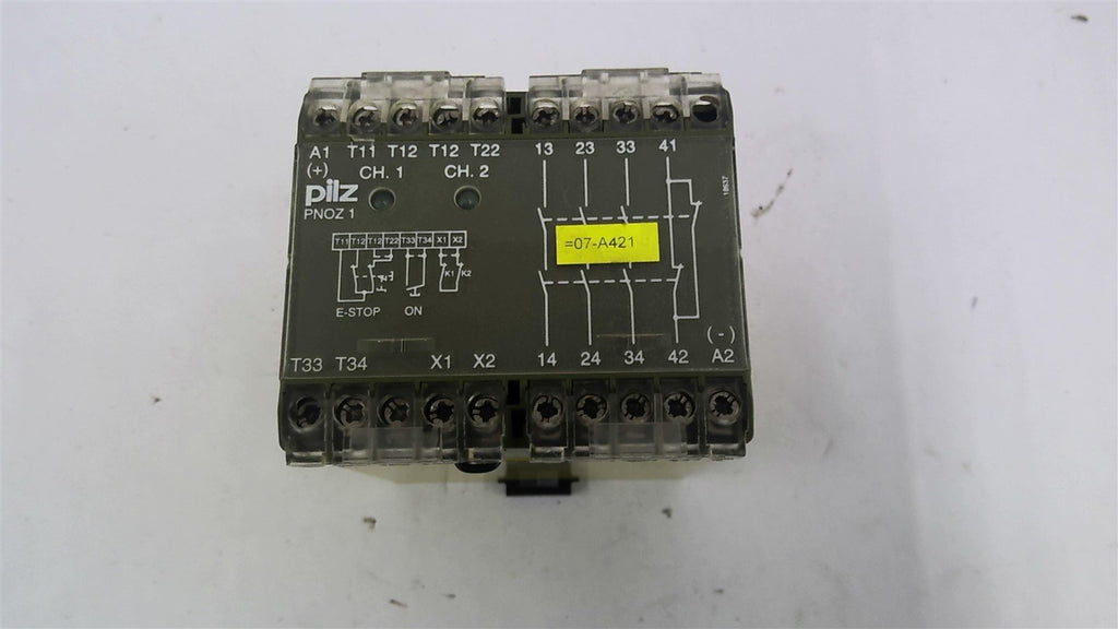 Pilz PNOZ 1 Relay 24V DC 3S10