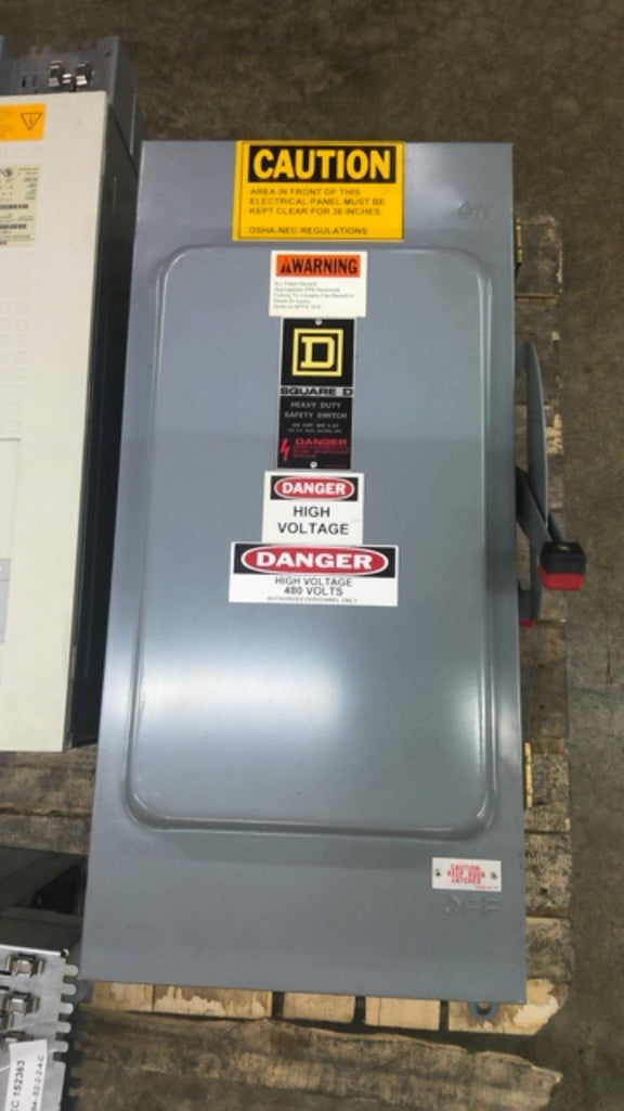Square D HU364AWK Safety Switch 200 Amp 600 Vac