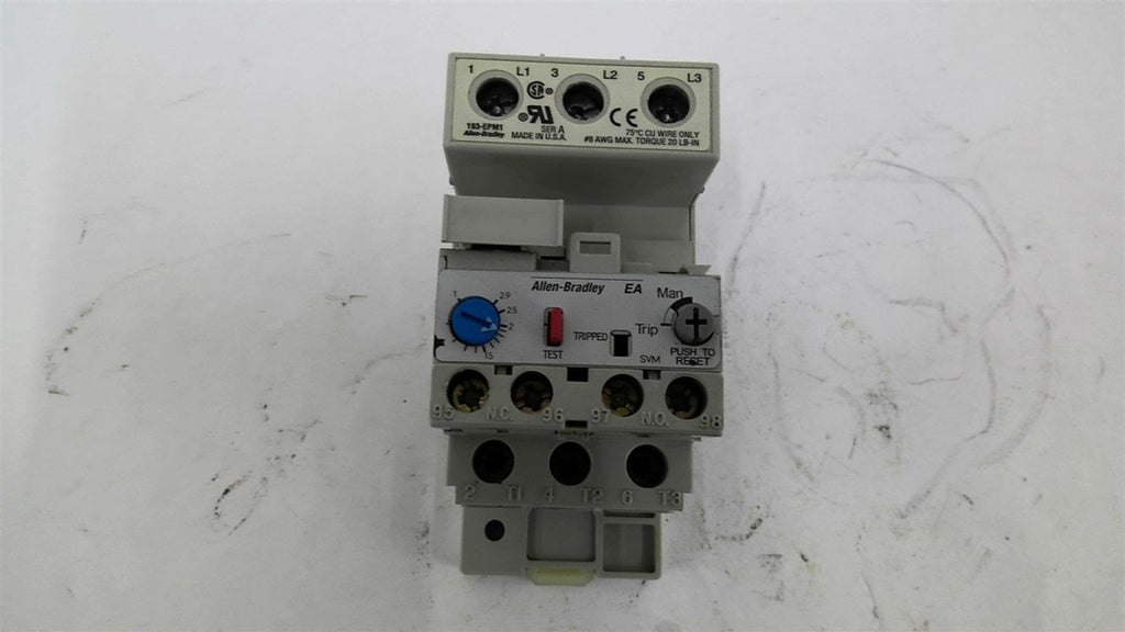 Allen-Bradley 193EA1DB 193-EPM1 Overload Relay 1.0-2.9 Amp