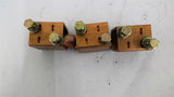 ILCSO C0-8 1000 250MCM Post Connector Lot of 3
