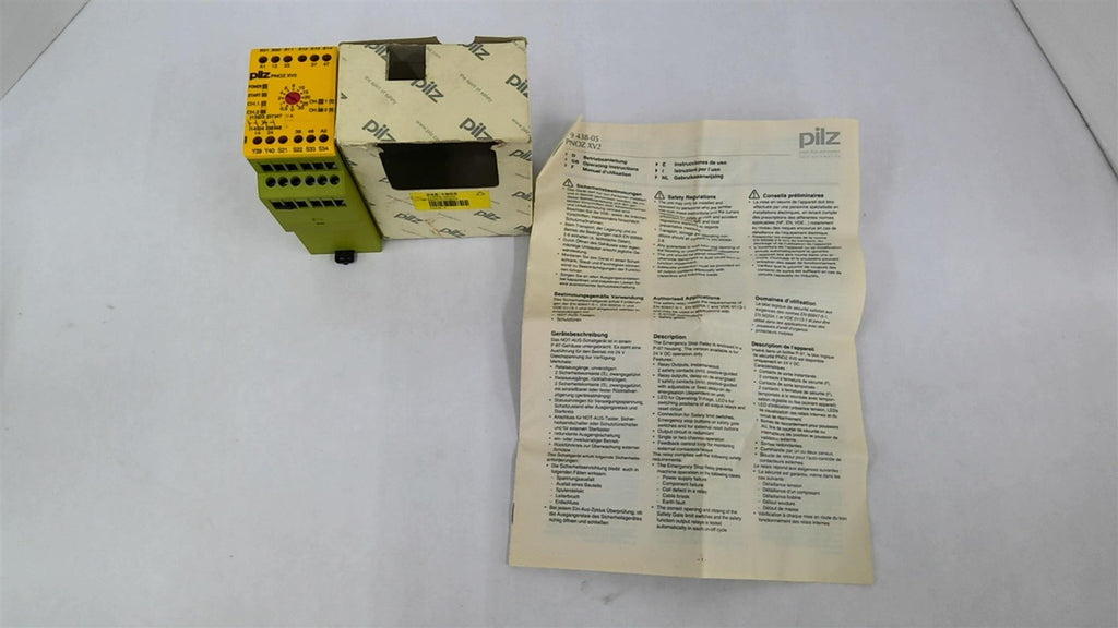PILZ PNOZ XV2 Safety Relay 30/24 Vdc