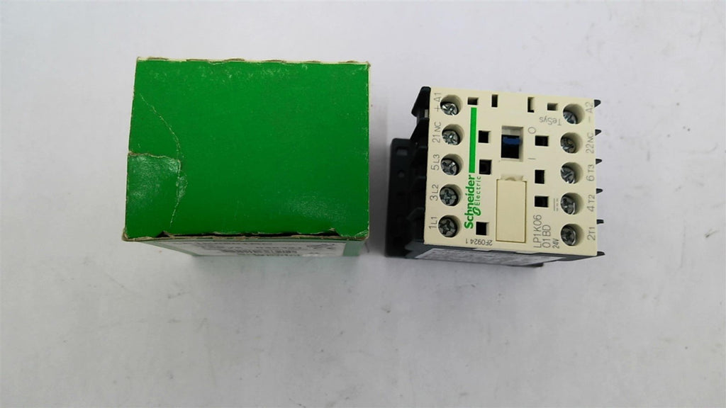 Schneider LP1K0601BD Contactor 480 Volt 3 Hp 24 VDC Coil