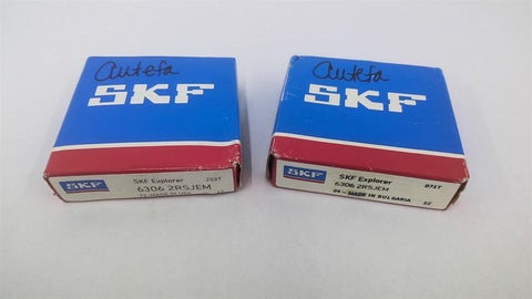 SKF Explorer 6306 2RSJEM Lot Of 2