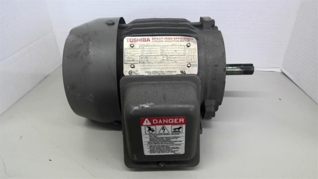 Toshiba B0014FLF2UMW01 1 HP AC Motor 230/460V 143T 1800 Rpm 4P 60HZ TEFC