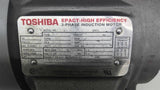 Toshiba B0014FLF2UMW01 1 HP AC Motor 230/460V 143T 1800 Rpm 4P 60HZ TEFC