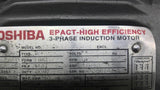 Toshiba B0014FLF2UMW01 1 HP AC Motor 230/460V 143T 1800 Rpm 4P 60HZ TEFC