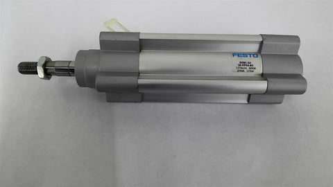Festo DSBC-32-50-PPVA-N3 Pneumatic Cylinder 12 Bar OD 15/32" Shaft Length 2 3/8"