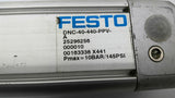 Festo DNC-40-440-PPV-1 Pneumatic Cylinder 145 PSI