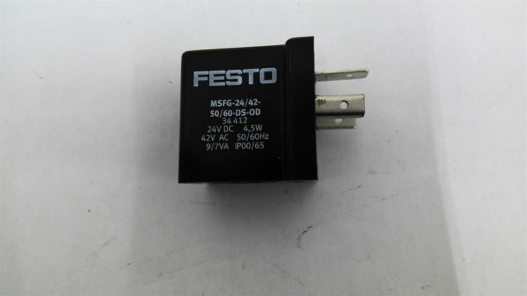 Festo MSFG-24/42-50/60-DS-OD Solenoid Coil 24 Vdc