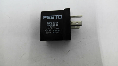 Festo MSFG-24/42-50/60-DS-OD Solenoid Coil 24 Vdc