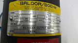 Baldor 1/2 HP AC Gear Motor Single Phase 115 VAC 11:1 Ratio 320 RPM