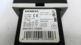 Siemens 3RH1140-1BB40 Contactor 10 Amp 600 Volts with 3RH1911-1GA22