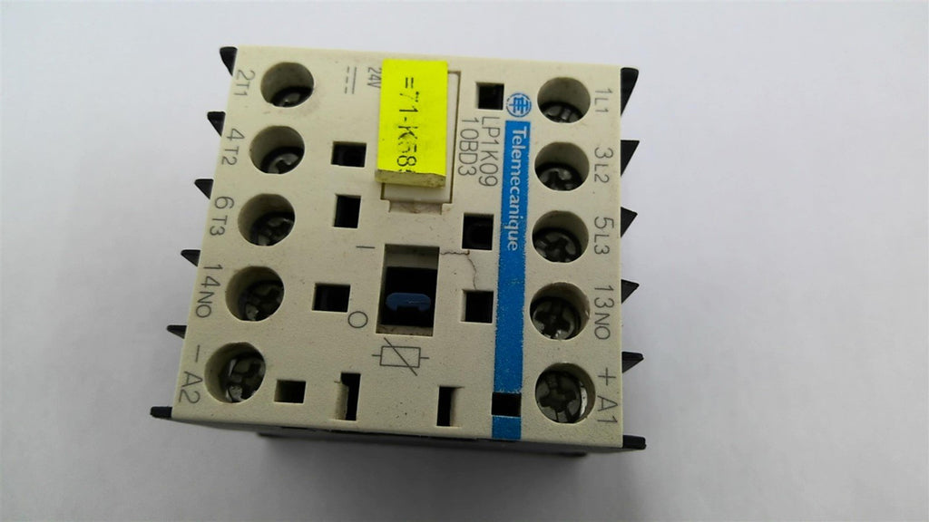 Telemecanique LP1K0910BD3 Contactor 480 Volts 5 Hp