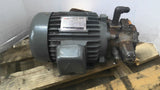 Teco AEECPP 2HP AC Motor 220/380 V 1800 Rpm W/ VK1F-1AM-2401 Vane Pump
