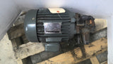 Teco AEECPP 2HP AC Motor 220/380 V 1800 Rpm W/ VK1F-1AM-2401 Vane Pump