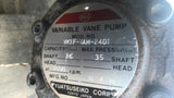 Teco AEECPP 2HP AC Motor 220/380 V 1800 Rpm W/ VK1F-1AM-2401 Vane Pump