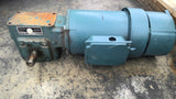 Reliance P56H7213P-VX 3/4Hp Gear Brake Motor 30:1 Ratio 208-230/460 Volts