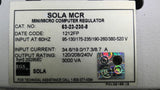 Sola MCR 63-23-230-8 120/208/240V Mini/Micro Regulator Transformer 3000 VA