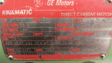 GE 5CD152NC809B800 8.5HP DC Motor 3610 RPM CD218ATC 500 ARM V 300 FLD V TESV