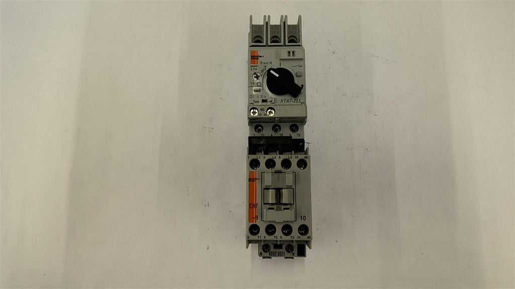 Sprecher+Schuh CA7-9-10 Contactor W/ KTA7-25S-2.5A Circuit Breaker