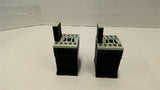 Siemens 3RT1016-1BB42 Contactor With 3RT1916 Surge Suppressor Lot of 2