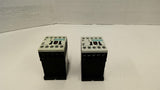 Siemens 3RT1016-1BB42 Contactor 460 Volt 5 HP Lot of 2