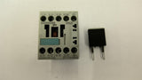 Siemens 3RT1016-1BB42 Contactor 460 V at 5 HP W/ 3RT1916 Surge Suppressor
