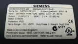 Siemens 6SE6420-2UD17-5AA1 Micro Master 420 Micro Master 4 6SE6400-2FA00-6AD0