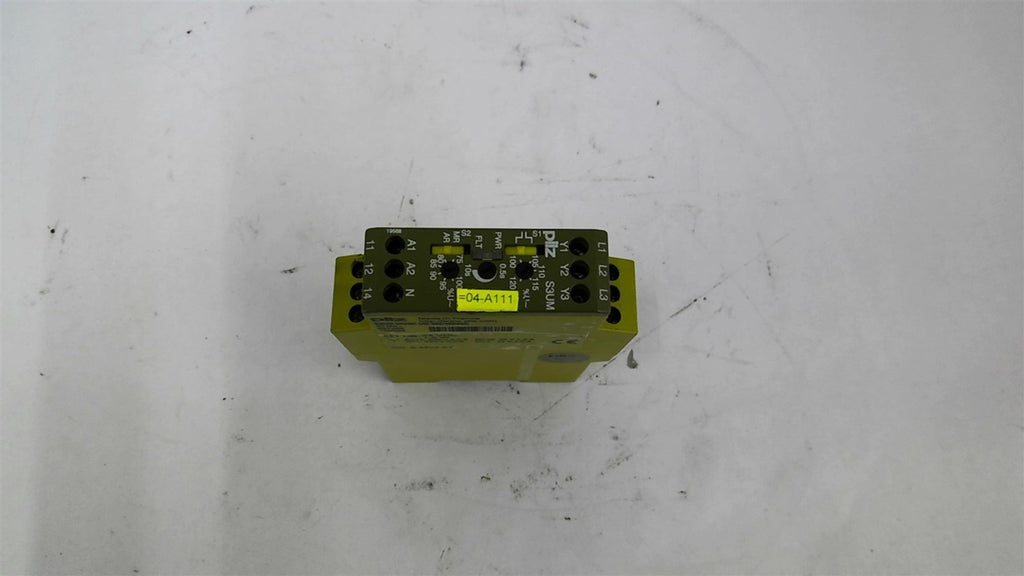 PILZ S3UM 24VDC UM 440/480VAC 83728510064 Monitoring Relay