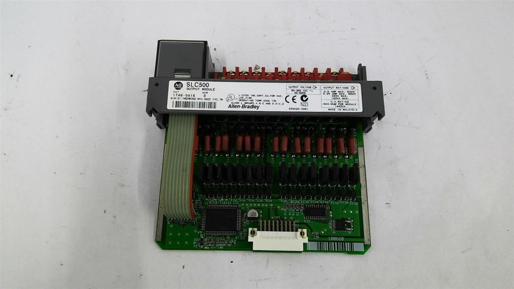 Allen-Bradley 1746-0A16 Ser D Analog Module SLC 500