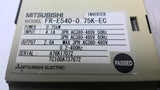 Mitsubishi FR-E540-0.75K-EC Inverter 0.75 KW 480 Volts 2.6 Amps