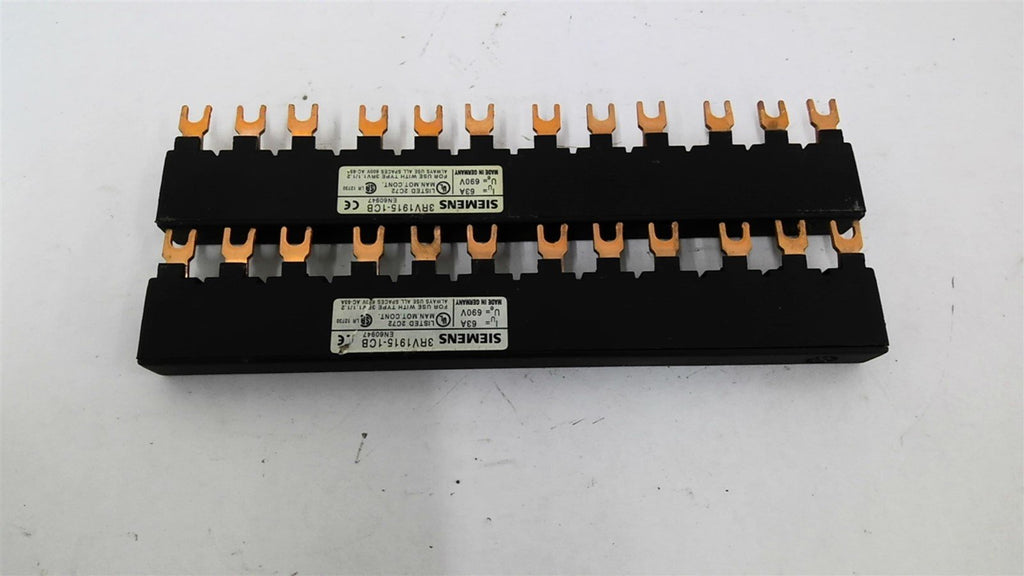 Siemens 3RV1915-1CB Busbar Lot of 2