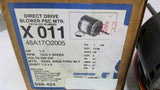 Marathon X011 1/3Hp AC Motor 1625Rpm Single Phase 48Y 208-230V Open 60Hz