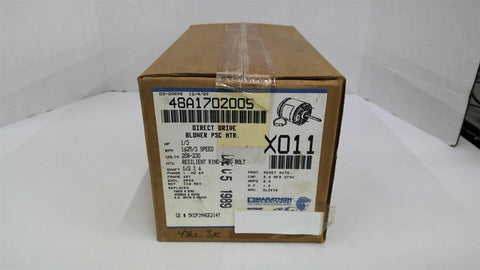Marathon X011 1/3Hp AC 1625Rpm Single Phase 48Y 208-230V Open 60Hz