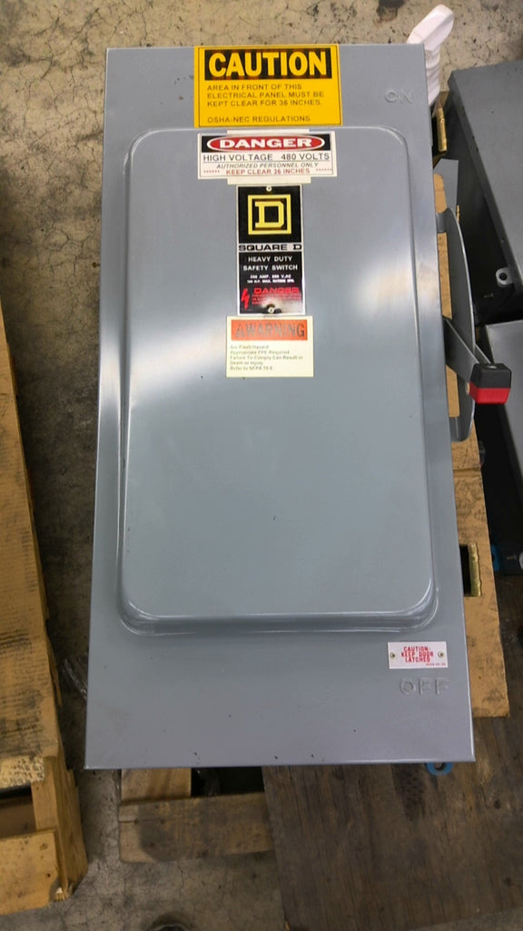 Square D HU364AWK Safety Switch 200 Amp 600 Volts