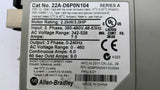 Allen-Bradley 22A-D6P0N104 PowerFlex 3 HP AC Drive 460 Volt 0-240 HZ