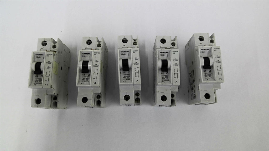 Siemens 5SX9100HS Circuit Breaker Lot Of 5