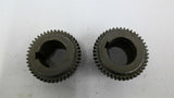BoWex M-38 Gear Coupling 1 3/8" Bore Lot Of 2