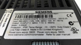 Siemens 6SE6440-2AD23-0BA1 Drive 3 KW 480 Volts 3 Phase