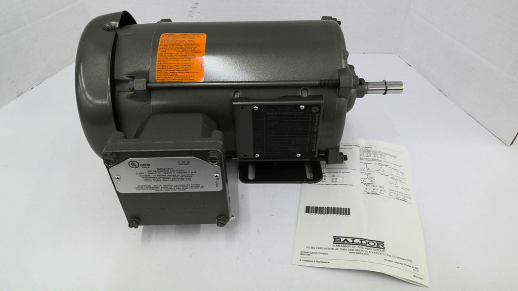 Baldor L5007A .75Hp AC 1800Rpm 4P Single Phase 56 115/230V 60Hz