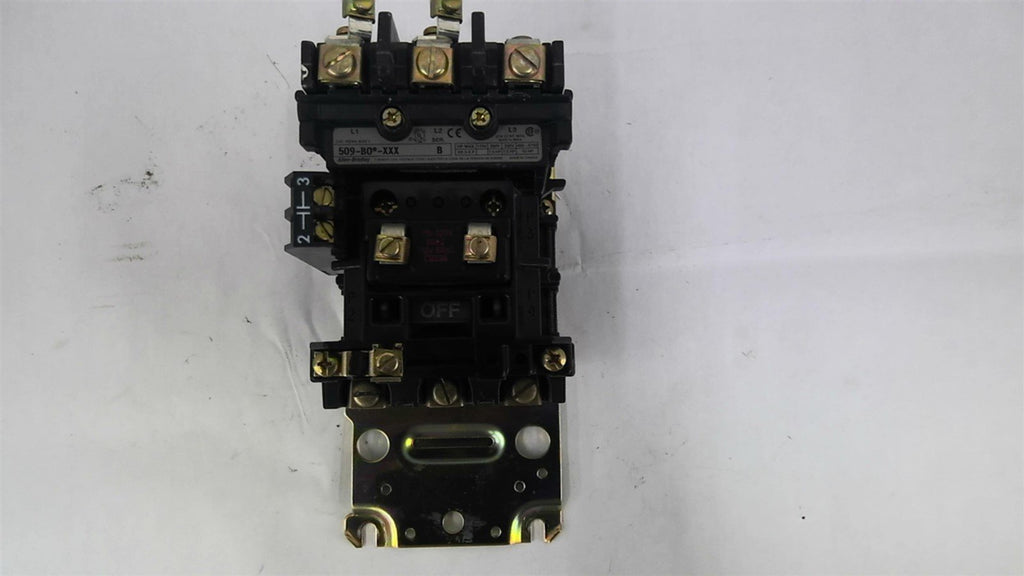 Allen Bradley 509-B0*-XXX Starter Nema Size 1 460 V 10 HP 120 V Coil