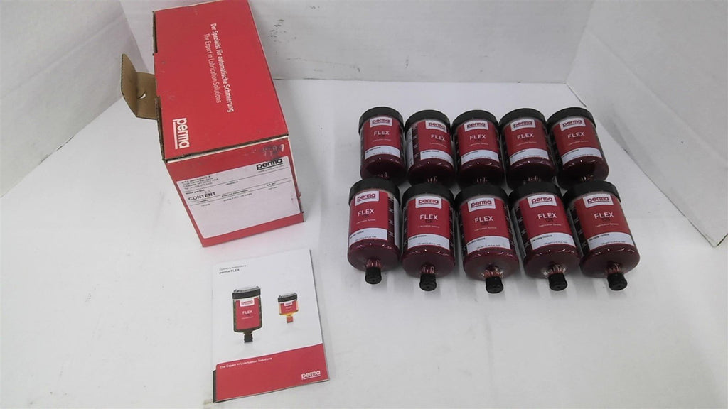 Perma Flex 125 Lubrication Lot Of 10