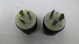 Hubbell 231A Male Twist-Lock Plug 20A 125V Lot Of 2