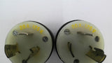 Hubbell 231A Male Twist-Lock Plug 20A 125V Lot Of 2