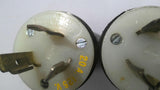 Hubbell 231A Male Twist-Lock Plug 20A 125V Lot Of 2