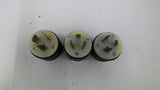 Hubbell 231A Male Twist-Lock Plug 20A 125V Lot Of 3