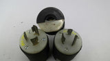 Hubbell 231A Male Twist-Lock Plug 20A 125V Lot Of 3